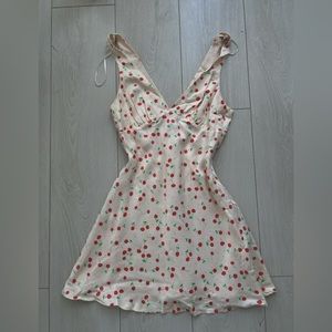zara cherry dress